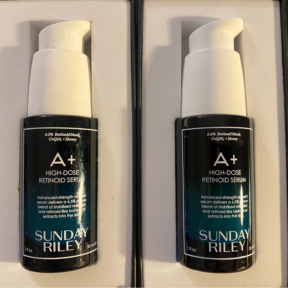 BNIB Sunday Riley A+ High Does Retinoid Serum 2-1oz bottles